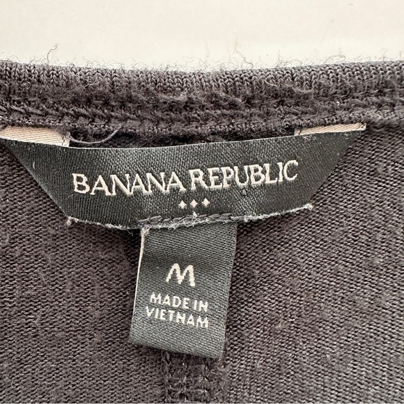 Banana Republic t-shirt with crew neck & short sleeves, high-low hem,  loose fit - Picture 9 of 10